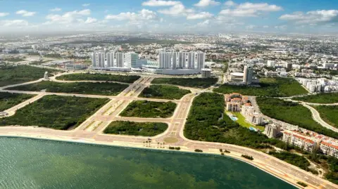 El PPEF prevé destinar recursos para dar mantenimiento a Malecón Tajamar en Cancún. Foto EE: Archivo