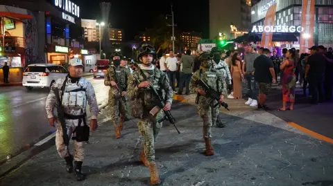 Operativos en Cancún. Foto: AFP / Archivo
