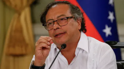 El presidente de Colombia, Gustavo Petro, quiere un nuevo enfoque de la guerra contra las drogas. Foto: Reuters.