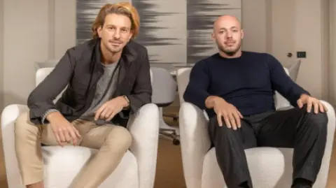 Gerardo Name, fundador de Ziff, y Joe Merullo, fundador de Arrenda. Foto: Cortesía.