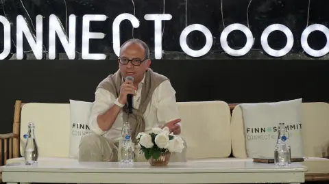 Carlos Marmolejo, director de Finsus en Finnosummit Connect 2024. Foto EE: Sebastián Estrada