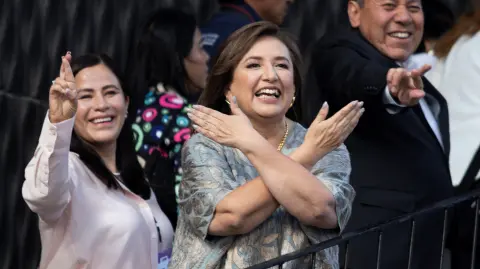 Mexican presidential candidates hold second debate, in Mexico City