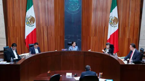 Sala Superior del Tribunal Electoral del Poder Judicial de la Federación. Foto EE: Cortesía X / @TEPJF_informa