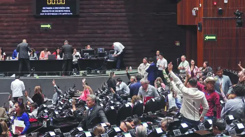 Apenas la semana pasada, se había trazado la fechas legislativas de las reformas de AMLO. Foto EE: Eric Lugo