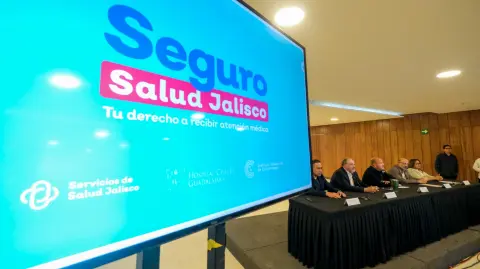 Presentación oficial del Seguro Salud Jalisco. Foto EE: Cortesía / Gobierno de Jalisco