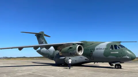 El avión militar C-390 Millennium de Embraer. Foto: Reuters