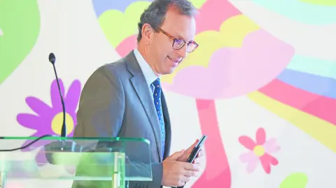 El presidente de la Amafore, Guillermo Zamarripa, aseguró que las reformas de los últimos años ha puesto en una mucho mejor situación al sistema pensionario. Foto EE: Hugo Salazar