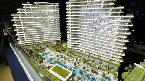 Maqueta del proyecto Náutica Residences