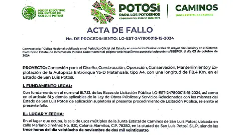 El fallo se dio a conocer el 28 de noviembre y después el Congreso local aprobó otorgar la concesión.