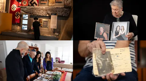 Sobrevivientes al holocausto.