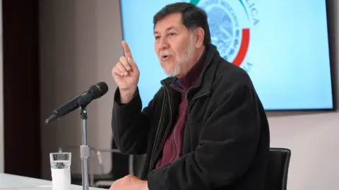 Gerardo Fernández Noroña, presidente de la Mesa Directiva de la Cámara de Senadores.