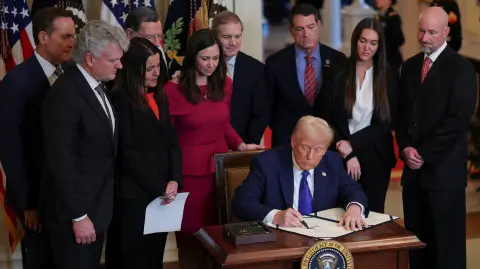 Donald Trump, presidente de Estados Unidos.