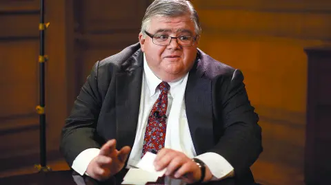 Mexico Governor Agustin Carstens, speaks during an interview with Reuters in Mexico City, Mexico July 13, 2017. REUTERS/Carlos Jasso