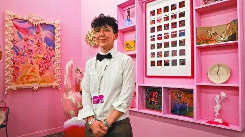 Los galeristas Olga Rodríguez, Ricardo Diaque y Alejandra Tena comparten reflexiones sobre el mercado del arte desde Feria Material y Salón Acme. foto ee: rosario servin y hugo salazar