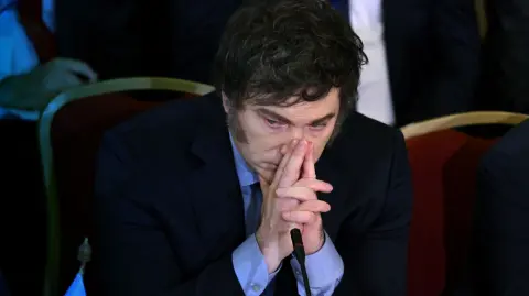 El presidente de Argentina, Javier Milei, ha acumulado más de cien denuncias en su contra después de que este fin de semana instruyera a la Oficina Anticorrupción a investigar a los miembros del Gobierno ante la estafa de una criptomoneda que él mismo promocionó en redes sociales.