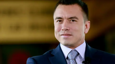 Daniel Noboa, presidente de Ecuador.