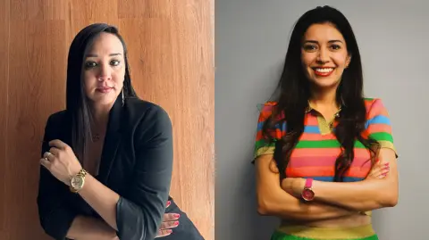 Xochiquetzal Rodríguez (izq), Major Account Manager en F5 Networks México, y Layla Delgadillo (der), especialista en Ciberseguridad y Tecnologías de laInformación.