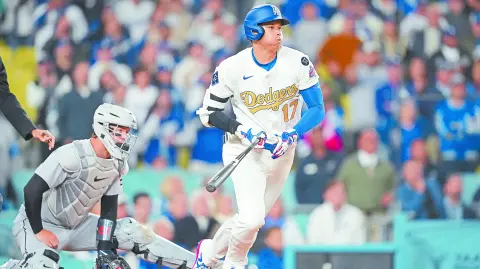 Shohei Ohtani, lanzador de los Dodgers de Los Ángeles. Foto: Reuters