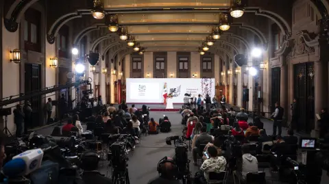 Conferencia de prensa de la presidenta Claudia Sheinbaum en Palacio Nacional