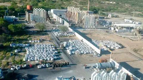 Planta de Madero, Coahuila, de United States Antimony Corp.