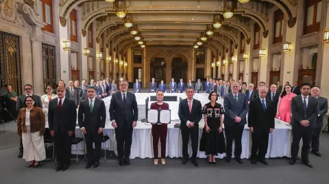 La presidenta Claudia Sheinbaum se reunió con empresarios para la renovación del Pacic.