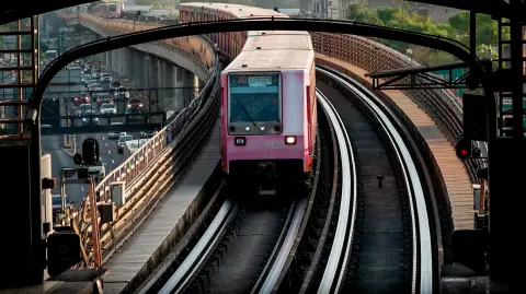 Linea B del Metro de la Ciudad de México.
