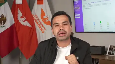 Jorge Álvarez Máynez, líder nacional del Movimiento Ciudadano. FOTO: CAPTURA PANTALLA.