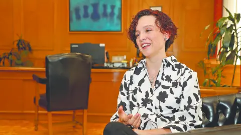 La funcionaria comentó que los agentes económicos están posponiendo sus decisiones de inversión y consumo en México y Estados Unidos. Foto EE: Hugo Salazar SUBGOBERNADORA DEBANCO DE MEXICO, BANXICO . FOTO :HUGO SALAZAR / EL ECONOMISTA .