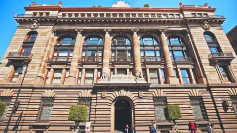 IMAGENES DE LA FACHADA DEL BANCO DE MEXICO (BANXICO).FOTO: DANIEL SANCHEZ