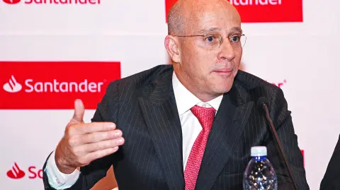 03102019. Conferencia de prensa a cargo de René Martín Flores Fragoso, presidente  y cofundador CONTPAQUi; Matías Núñez Castro, Director ejecutivo Segmento Pyme,Santander y Raymundo Burguera Morey, INNOHUB. Foto:: Rosario Servin.