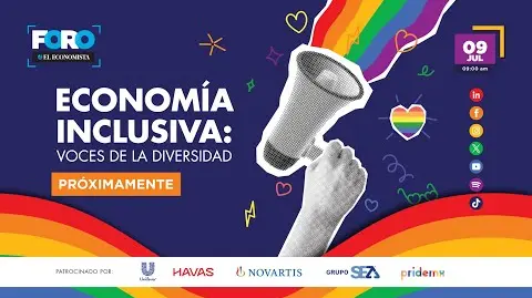 Foro Economía Inclusiva: Voces de la Diversidad es un espacio de diálogo donde líderes, expertos y representantes de distintos sectores comparten perspectivas para construir una economía más justa, equitativa e incluyente.
