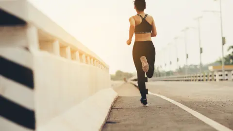 young fitness woman runner