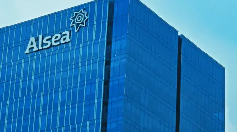 CIUDAD DE MEXICO.MEXICO.14JUNIO2018 ASPECTOS DEL EXTERIOR DEL EDIFICIO EL GRECO, HOGAR DE LA EMPRESA ALSEA