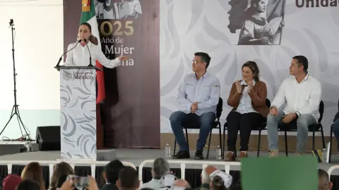 La presidenta Claudia Sheinbaum recorrió todas las entidades adheridas al IMSS Bienestar.