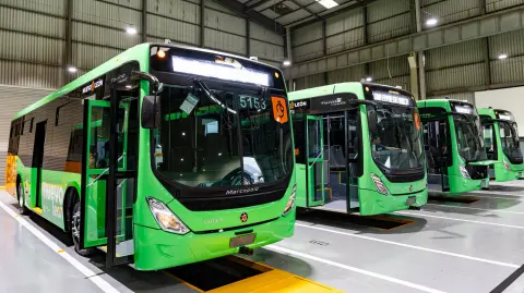 Camiones urbanos de Nuevo León.