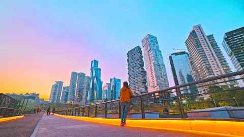 Panorama habitacional de Santa Fe en la Ciudad de México