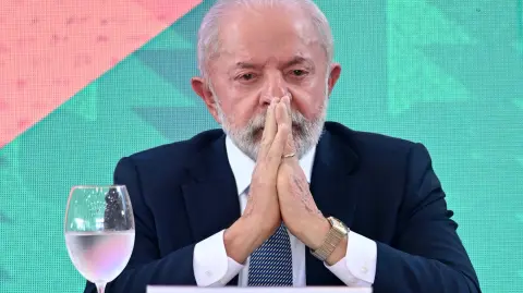 Lula da Silva, presidente de Brasil.