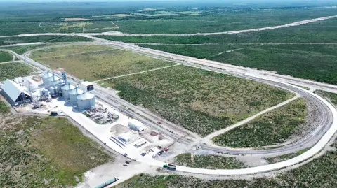 Grupo México Transportes y Barlett abrieron una terminal agrícola ferroviaria en Pesquería.