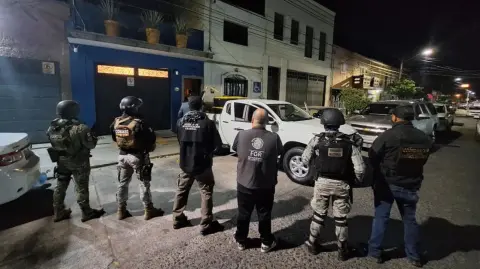 Operativo en la colonia San Francisco, en el municipio de San Pedro Tlaquepaque.