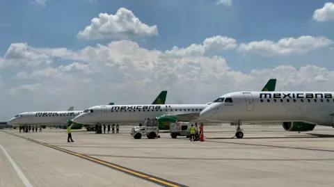 Aeronaves de Mexicana de Aviación.