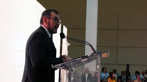 Federico Rojas Veloquio, secretario del Trabajo de Nuevo León.