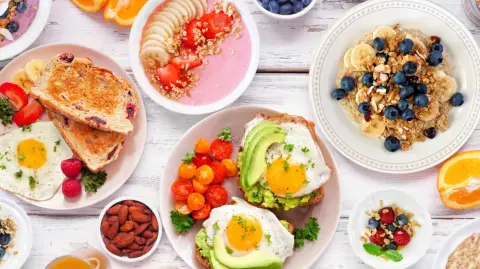 Los alimentos tienen diferentes características nutricionales.