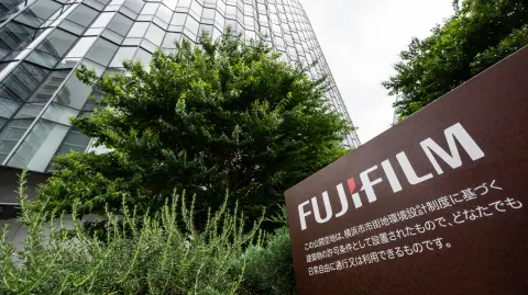 Exterior de las oficinas de Fujifilm Business Innovation Co.