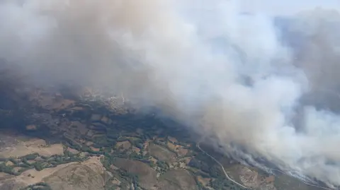 La zona afecta es la pequeña localidad de Castromil.