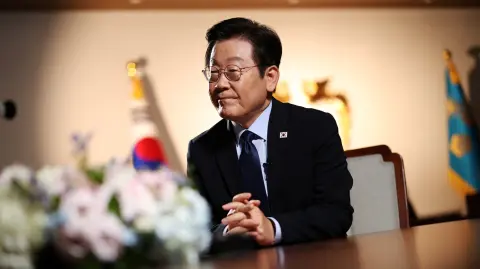 Lee Jae Myung, presidente de Corea del Sur.
