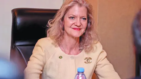 Allison Hooker, subsecretaria de Estado para Asuntos Políticos, participó ayer en la reunión ministerial del G20 en Naciones Unidas.