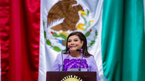 Clara Brugada en el Congreso de la CDMX