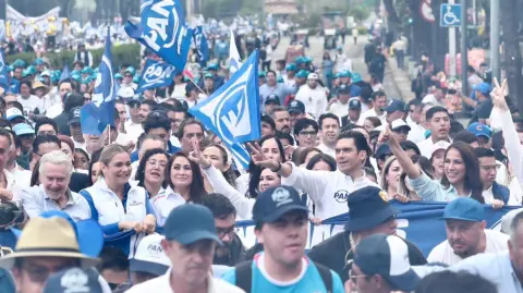 Militantes del Partido Acción Nacional.