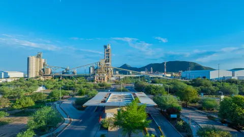 Planta Holcim en Hermosillo, Sonora.