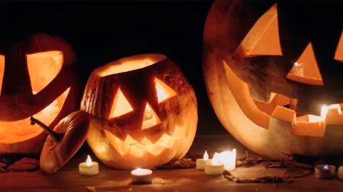 Calabazas de Halloween.